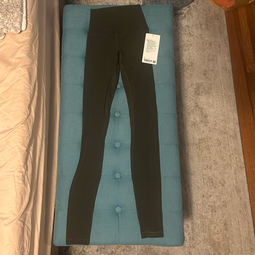 lululemon athletica align leggings in olive green NWT